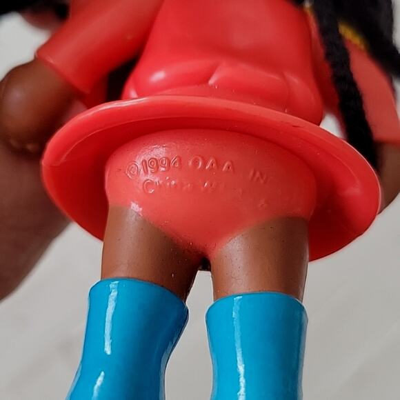 Vintage Cabbage Patch Doll Miniature 1994 McDonald's Toy Christmas Doll 3.5" T - Picture 6 of 7